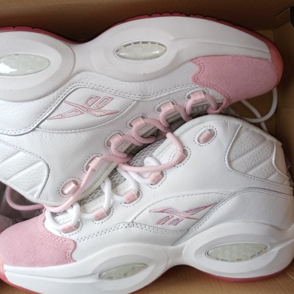 Reebok Other - Reebok question mid pink and white